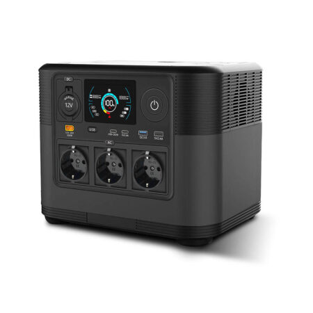 Portable Solar Power Station 300W 655Wh LiFePO4 Battery Outdoor Energy Storage Power Supply