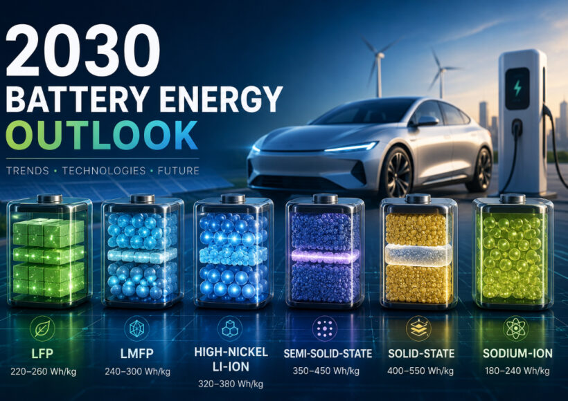 2030 Battery Energy Density Outlook: Where Will Next-Generation Batteries Be by the End of This Decade?